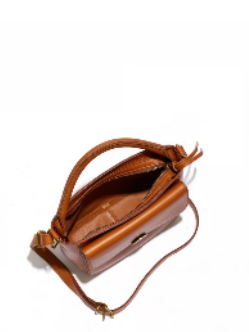 Madewell The Abroad Mini leather crossbody bag $148 - Picture 3 of 7